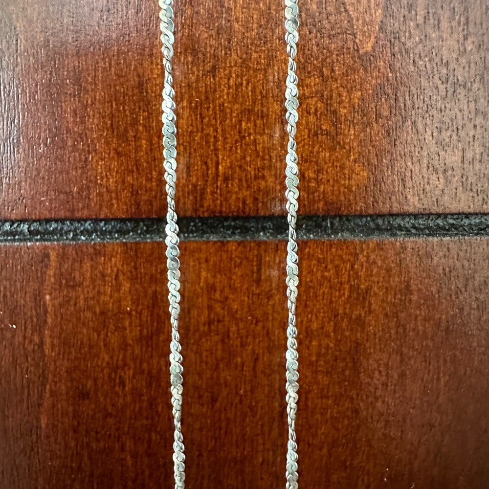 31” Italian Twist Link Sterling Silver Chain